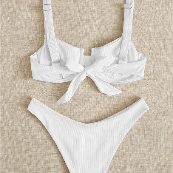 NWT White bikini set!! Never worn - Picture 2 of 4
